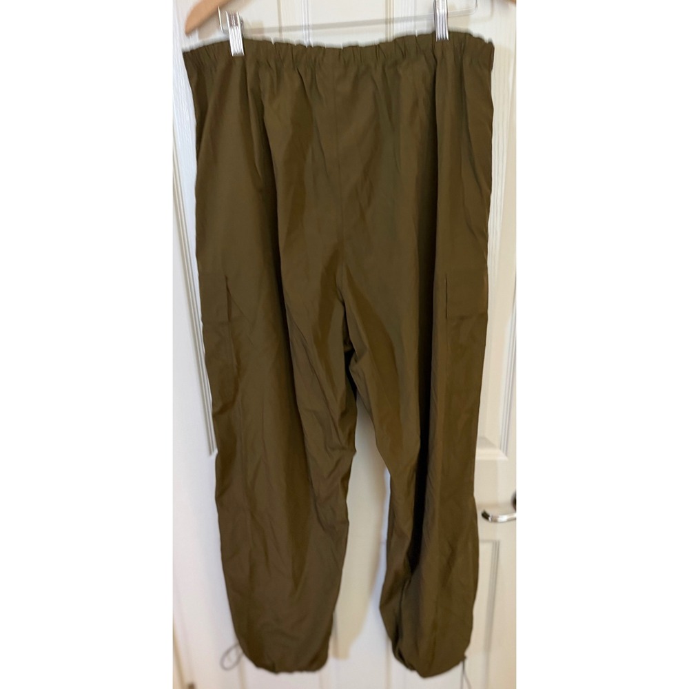 PINK Victoria's Secret Utility Parachute Cargo Baggy Green Athleisure Pants XL. - Picture 6 of 6